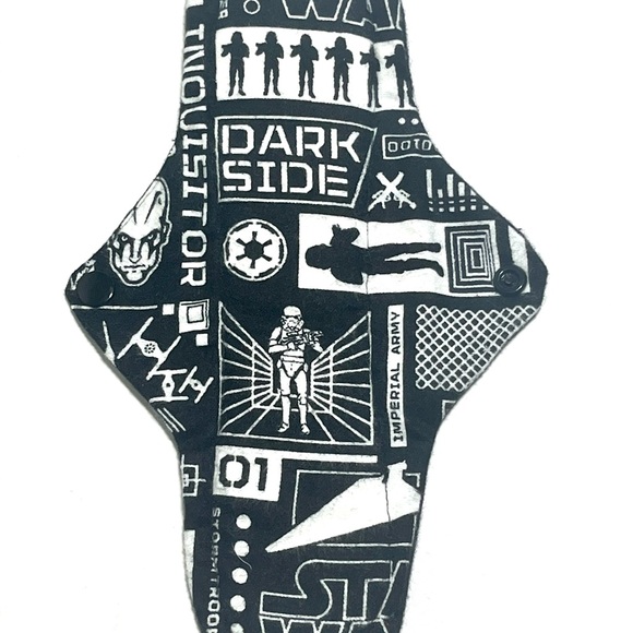 Three Heavy Zorb Period Pad Star Wars flannel menstruation pads by ClothPadLand. - Picture 3 of 7